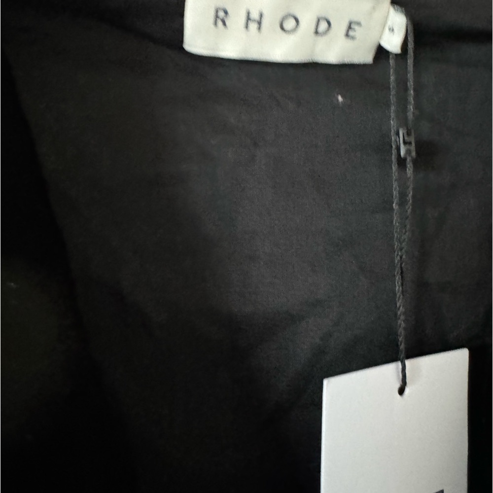 New Rhode- Leanna Dress- Black Velvet Small - Picture 4 of 6